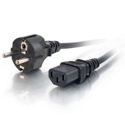 0.5m 16 AWG European Power Cord (IEC320C13 to CEE 7/7)